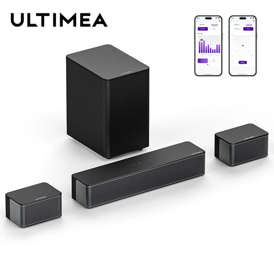 320W 5.1 Soundbar for Smart TV,3D Virtual Surround Sound System,Sound Bars for TV with Subwoofer and Rear Speakers